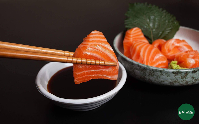 Sashimi cá hồi hữu cơ Na Uy
