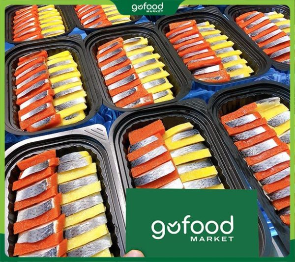 Gofood Market luôn sẵn hàng cá trích ép trứng Nhật Bản