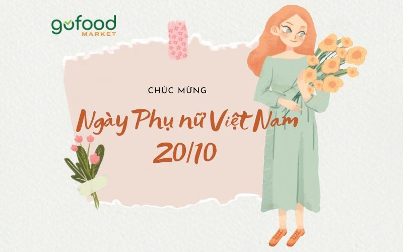 Gofood Market chúc mừng ngày Phụ nữ Việt Nam 20/10
