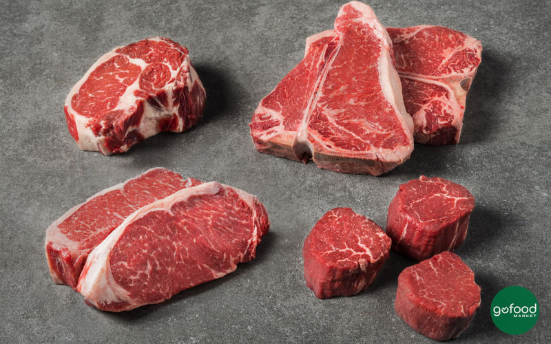 Những phần thịt bò làm Steak ngon