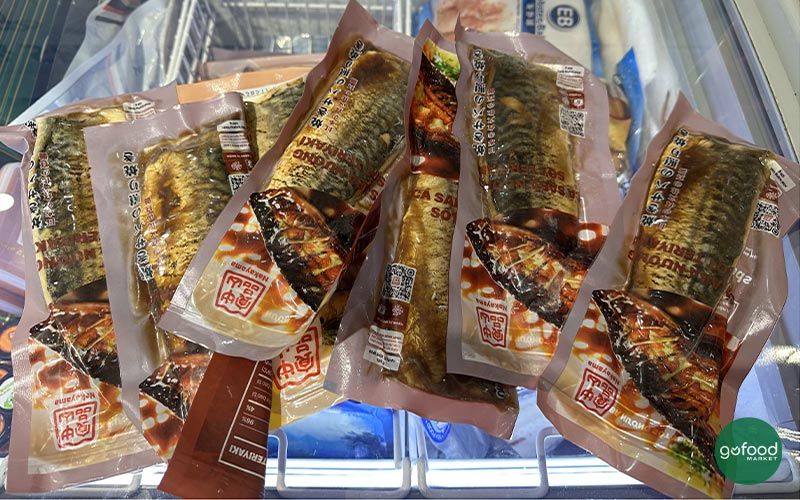 Gofood Market sẵn hàng cá saba nướng sốt teriyaki