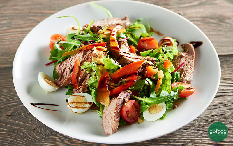 Món salad thịt bò thích hợp cho người cần giảm cân