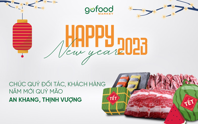 Gofood Market chúc mừng năm mới Qúy Mão