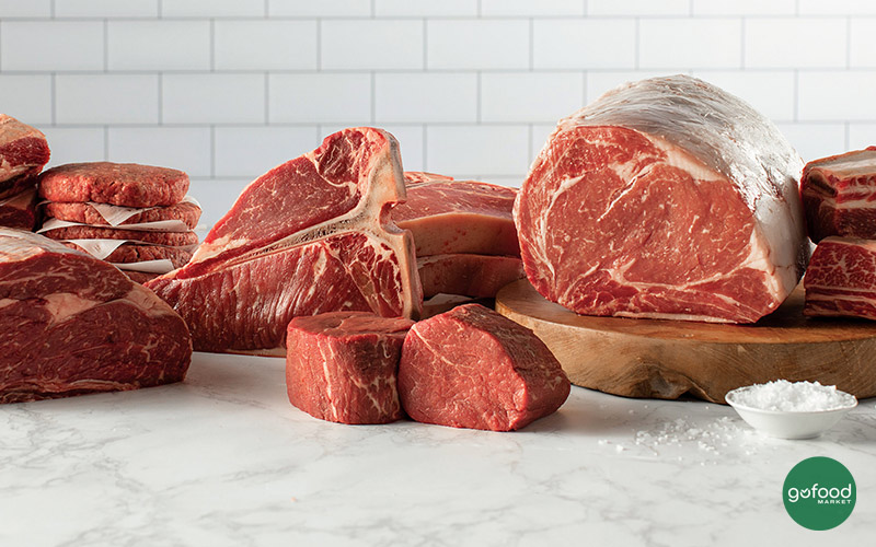 Các phần thịt bò Mỹ nhập khẩu chất lượng