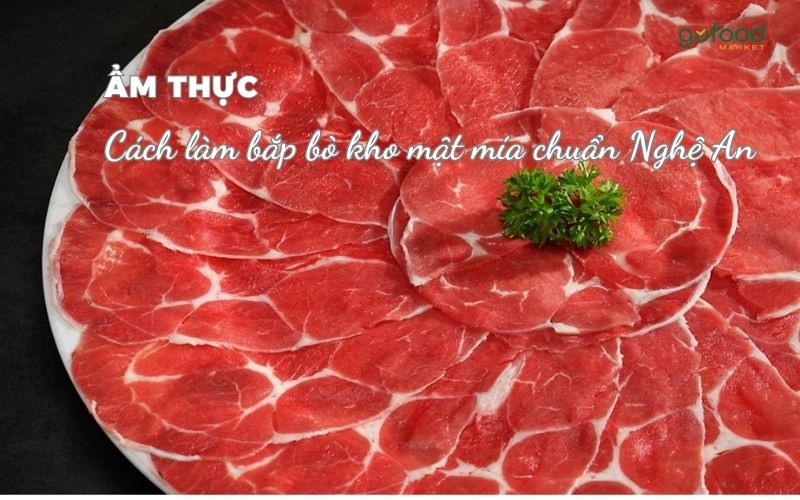 cách làm bắp bò kho mật mía