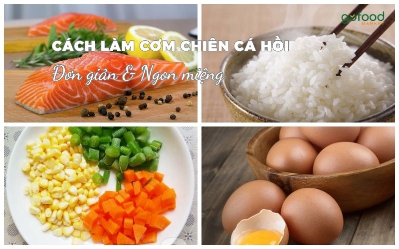 cách làm cơm chiên cá hồi