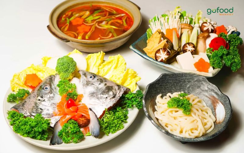 cách nấu lẩu đầu cá hồi nấu mẻ