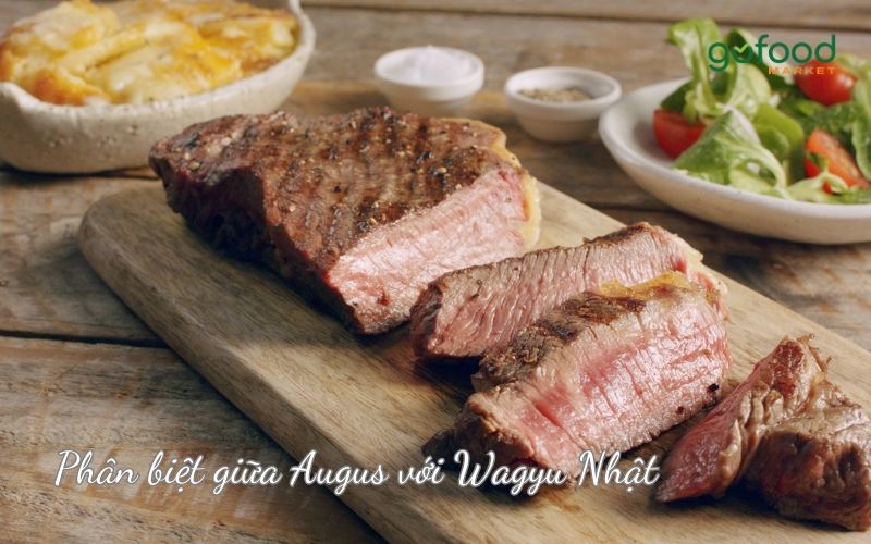 sự khác biệt giữa Augus với Wagyu Nhật