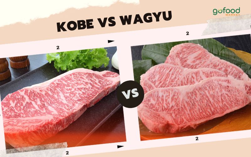 sự khác nhau bò kobe và bò wagyu