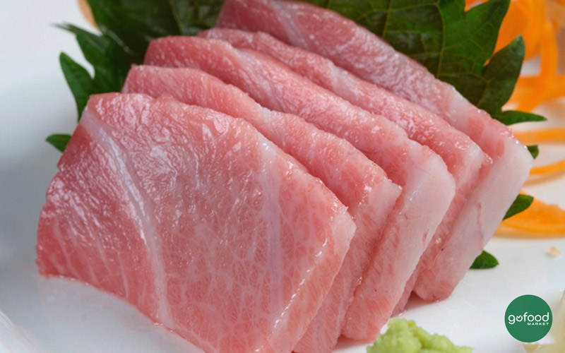 Sashimi bụng cá ngừ vây xanh