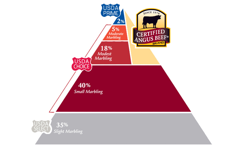 USDA đánh giá chính xác chất lượng thịt bò Black Angus Mỹ