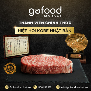 Gofood Market - Thành viên chính thức của Hiệp hội bò Kobe Nhật Bản