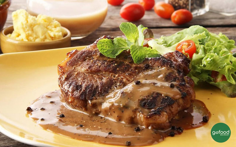 Sốt Omaha Steak tiêu đen cho món steak hấp dẫn
