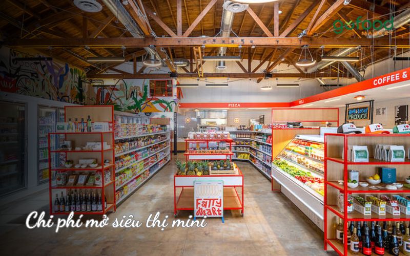 Chi phí mở siêu thị mini