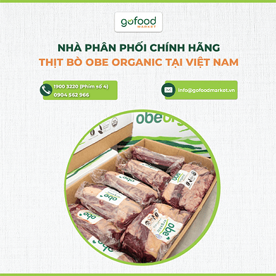 Gofood Market phân phối bò Obe Úc