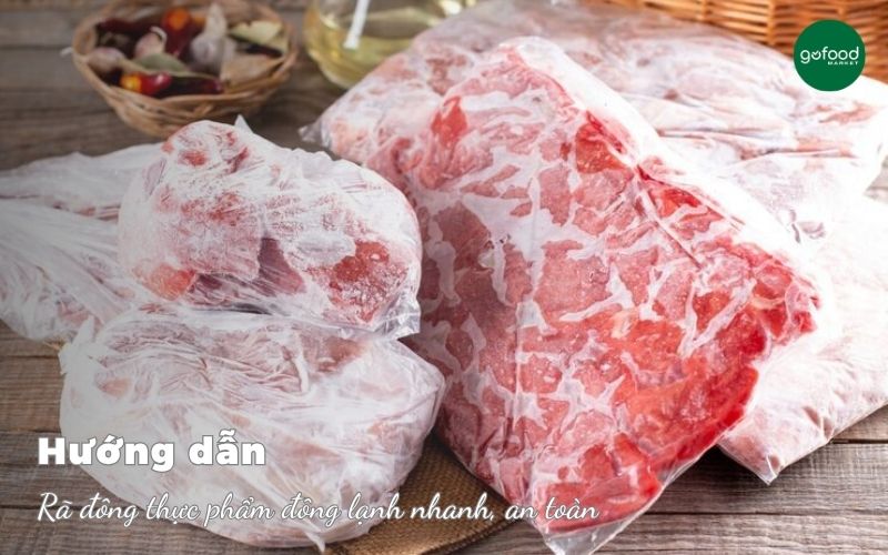 Hướng dẫn ra đông thực phẩm đúng cách